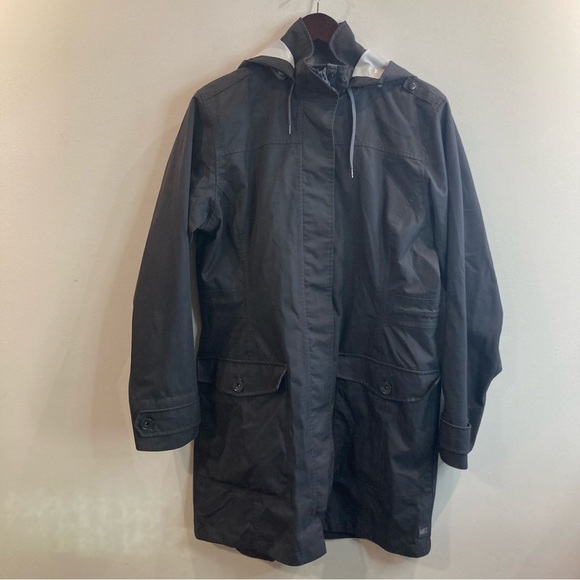 MEC Sz L Crosstown Multiple Pockets Venting Under Arm & Back Zipper Snaps Jacket - Picture 2 of 16